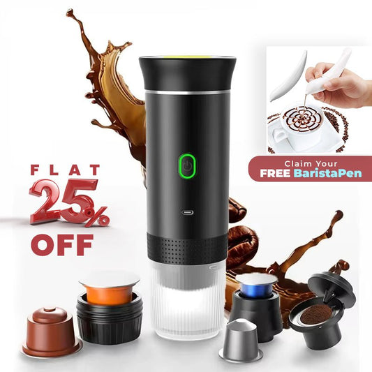 Pocket Barista Portable Coffee Machine - Xpresso RED