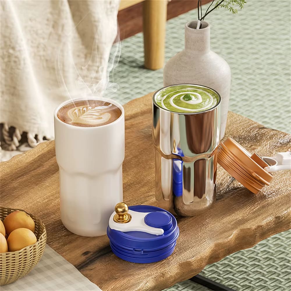 Stainless Steel Thermal Mug with LED - Xpresso RED