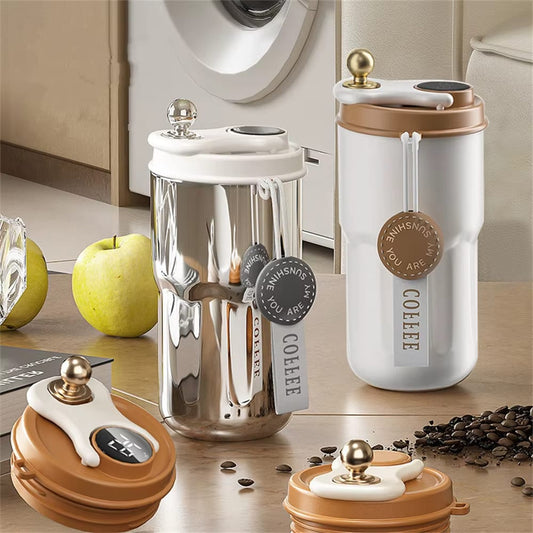 Stainless Steel Thermal Mug with LED - Xpresso RED