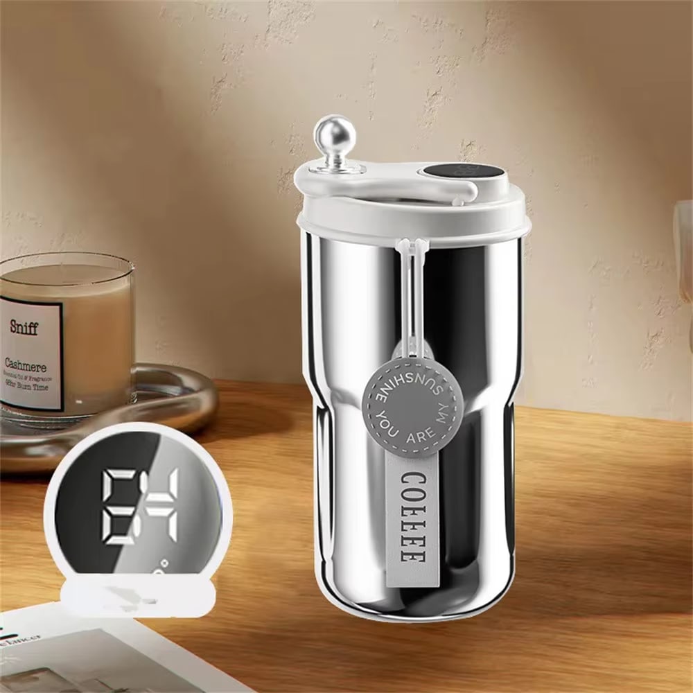 Stainless Steel Thermal Mug with LED - Xpresso RED